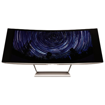 HP Envy Curved 34c Quad-HD IPS Media Monitor with Volume Remote, 34